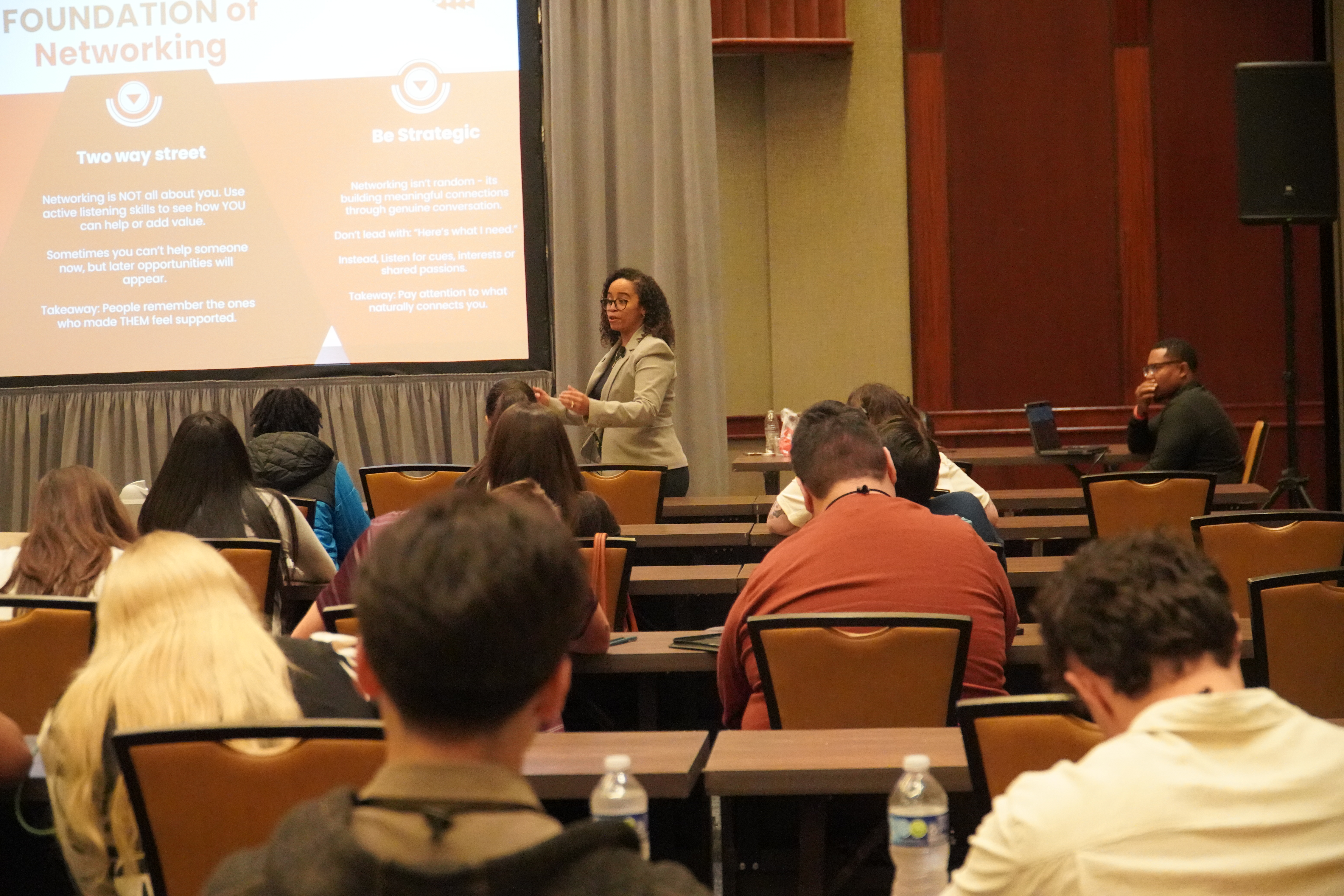 Joanna presenting a workshop